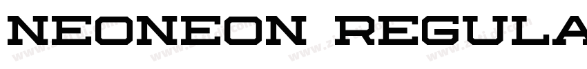 Neoneon Regular字体转换 Neoneon Regular字体转换